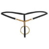 Gay Men Lingerie  – Sexy Men’s Thongs With O-Ring & Beads All Products - Underwear & Thongs For Men