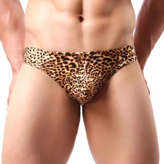 Gay Men Underwear – Sexy Mens Thongs With Leopard Pattern All Products - Underwear & Thongs For Men