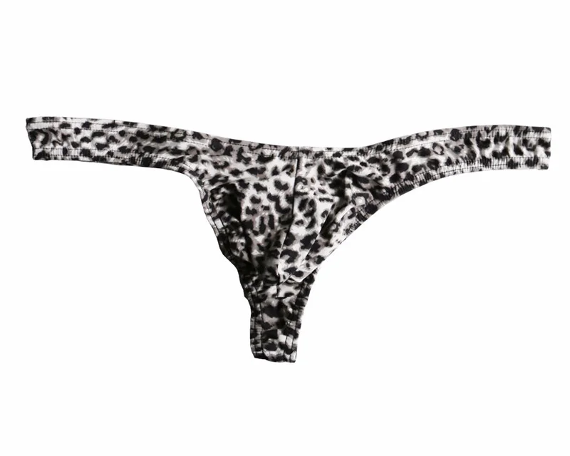 Gay Men Underwear – Sexy Mens Thongs With Leopard Pattern All Products - Underwear & Thongs For Men