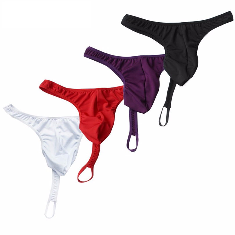 Gay Men Underwear - Men's Sexy & Elastic Thongs - Rainbow Thongs