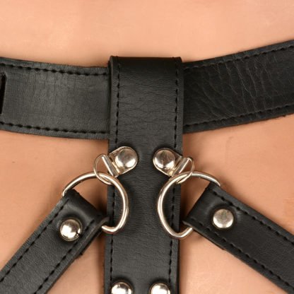 Men’s Leather Jockstrap Thongs With Chains And Locks All Products - Underwear & Thongs For Men