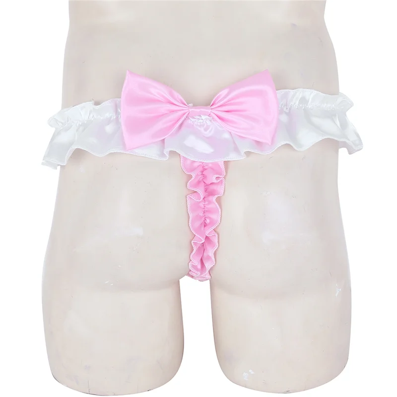 All Products - Underwear & Thongs For Men Shiny Soft Satin Lingerie With Bowtie Shiny Soft Satin Lingerie With Bowtie All Products - Underwear & Thongs For Men