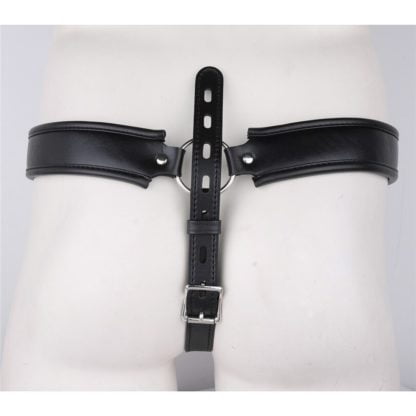 Leather Basket Jockstrap with Padlock All Products - Underwear & Thongs For Men