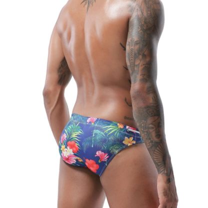 Floral Printed Low Waist Swim Trunks All Products - Underwear & Thongs For Men