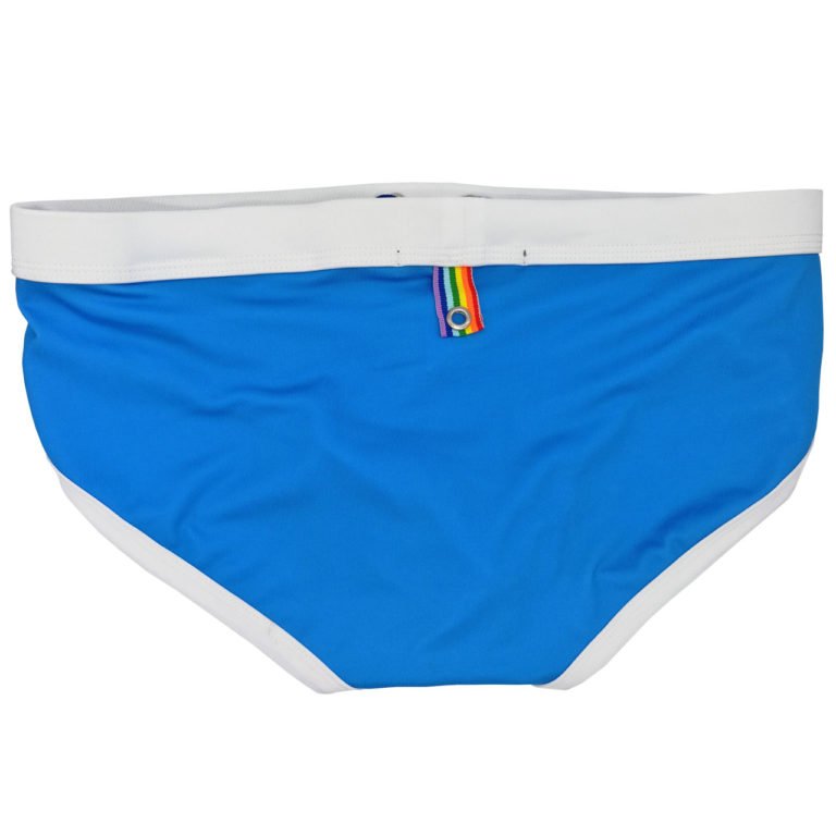Gay Men Push Up Rainbow Swim Briefs - Rainbow Thongs