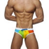 Gay Men Push Up Rainbow Swim Briefs All Products - Underwear & Thongs For Men