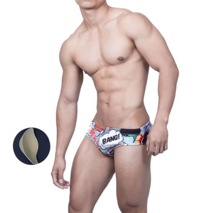 Padded Men Sexy Pouch Swimming Briefs All Products - Underwear & Thongs For Men