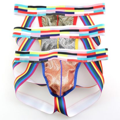 Colorful Jockstrap Thongs For Men All Products - Underwear & Thongs For Men