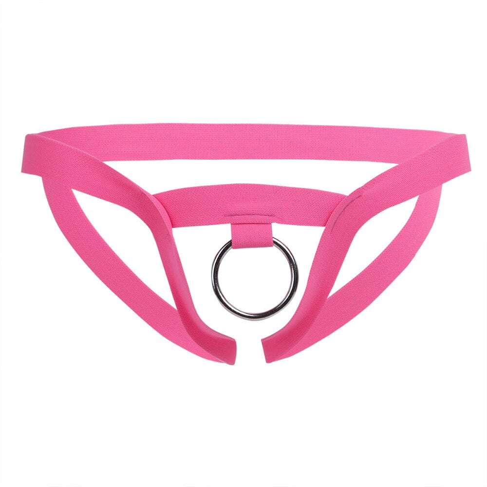 Men's Crotchless Thongs With O-Ring - Rainbow Thongs