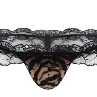 Sexy Men Bikini With Floral Pattern All Products - Underwear & Thongs For Men