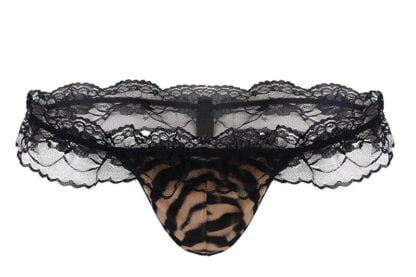 Leopard Lace Panties For Men All Products - Underwear & Thongs For Men