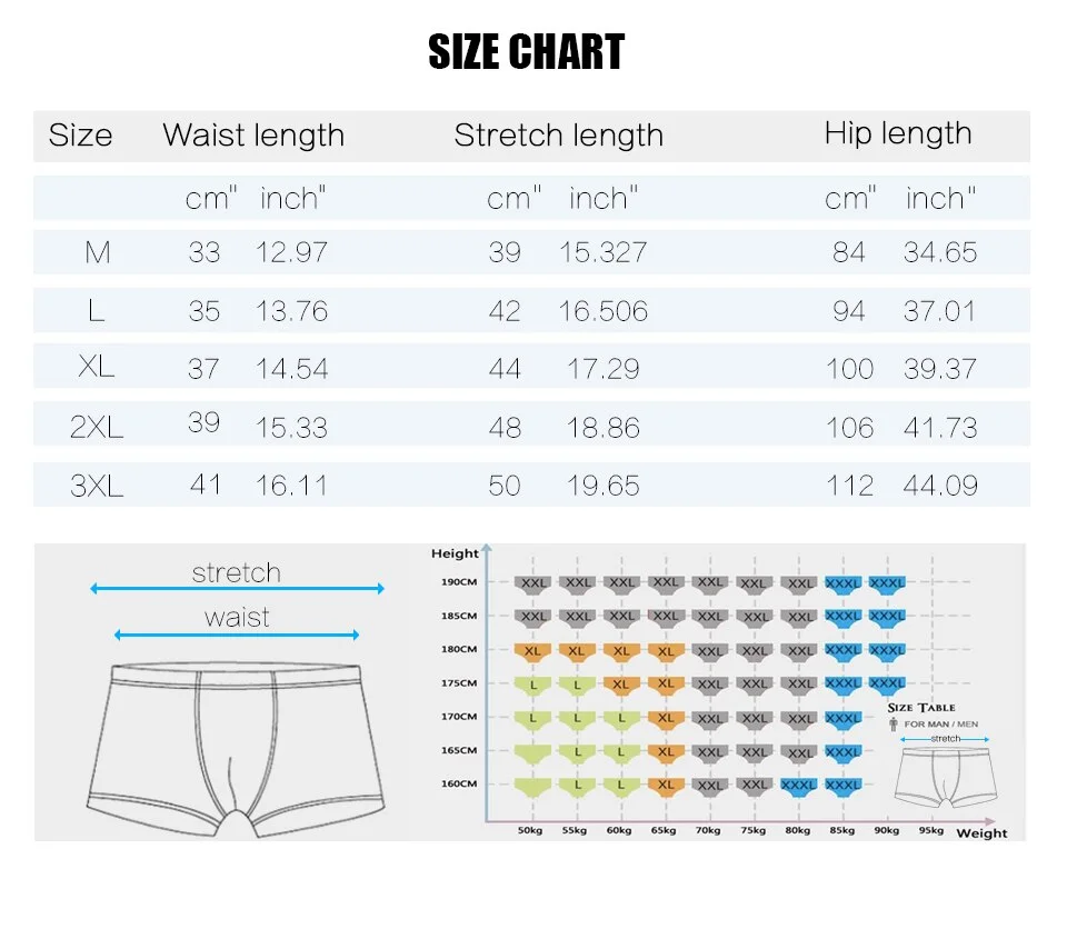 Breathable Sporty And Sexy Underwear - Set Of 5 Pieces
