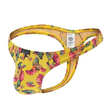 Sexy Men Bikini With Floral Pattern All Products - Underwear & Thongs For Men