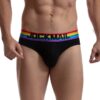 Sexy Breathable Rainbow Band & Fishnet Pants All Products - Underwear & Thongs For Men