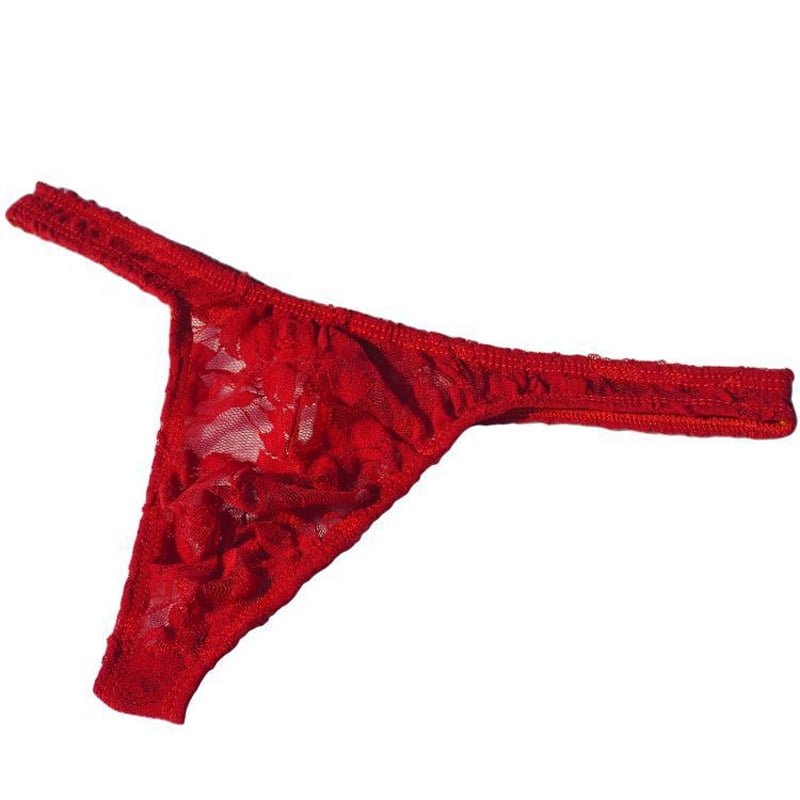 Lace Gstring Panties For Men Rainbow