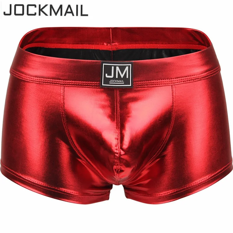 Mens Sexy Metallic Shiny Boxers For Parties & Gay Prides All Products - Underwear & Thongs For Men