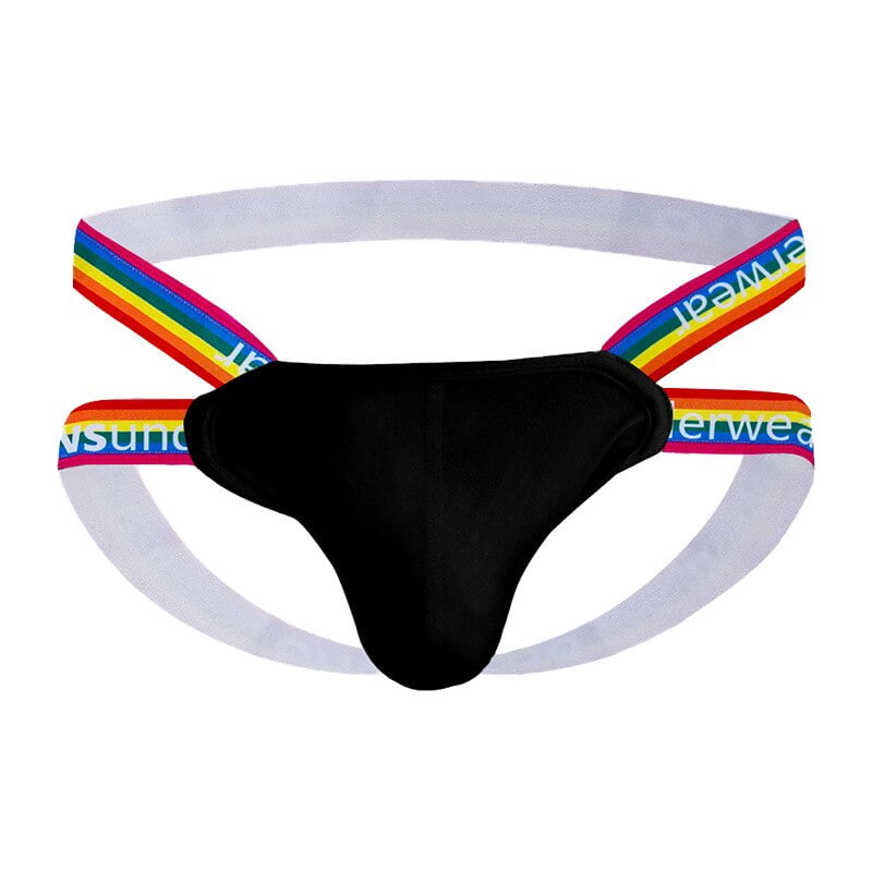 Rainbow Band Thongs For Gays - Rainbow Thongs