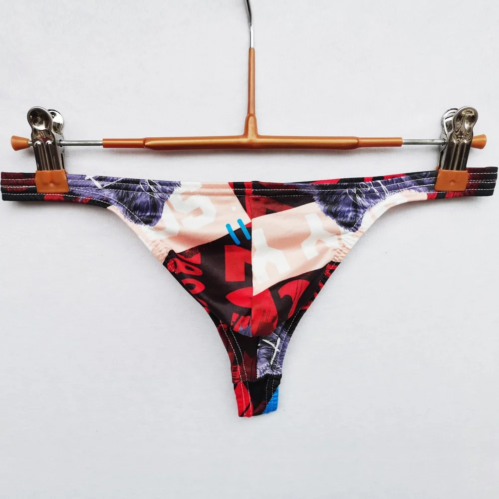 Fashion Print Mens G-Strings, 5pcs set All Products - Underwear & Thongs For Men