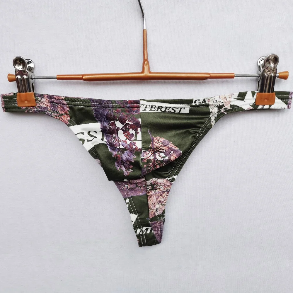 Fashion Print Mens G-Strings, 5pcs set All Products - Underwear & Thongs For Men