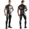Sexy PU Leather Bodysuit / Costume For Men All Products - Underwear & Thongs For Men