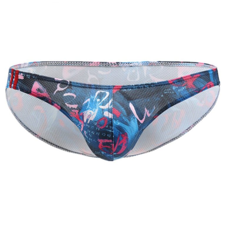 Gay Men's Ultra Low-Rise Underpants With Different Printed Patterns ...