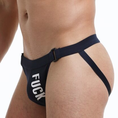 Men’s Thongs “F*CK” With Open Butt All Products - Underwear & Thongs For Men