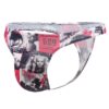 Gay Men’s Sexy Breathable Printed Pattern Mid-Rise Strings All Products - Underwear & Thongs For Men
