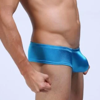 Ultra Low-Rise Metallic Shine Boxers For Men All Products - Underwear & Thongs For Men
