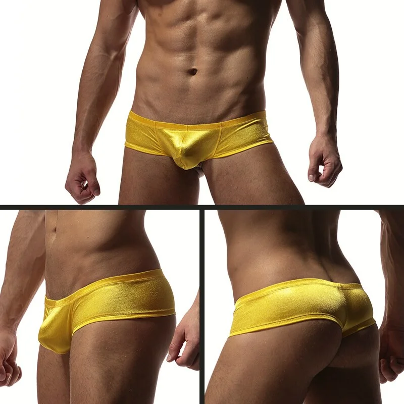 Ultra Low-Rise Metallic Shine Boxers For Men All Products - Underwear & Thongs For Men