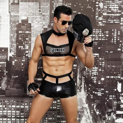 Gay Men’s Policeman Role Play Costume All Products - Underwear & Thongs For Men
