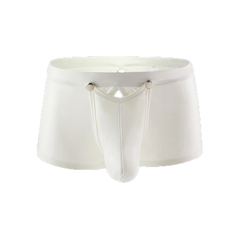 Gay Men Leather Boxers (Different Colors) All Products - Underwear & Thongs For Men