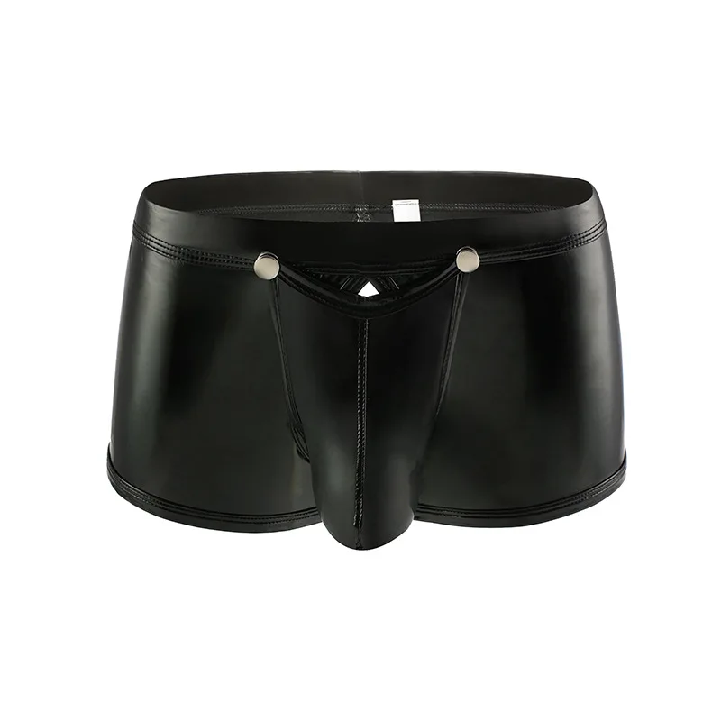 Gay Men Leather Boxers (Different Colors) All Products - Underwear & Thongs For Men