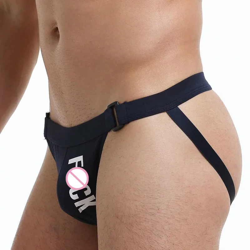 Men’s Thongs “F*CK” With Open Butt All Products - Underwear & Thongs For Men