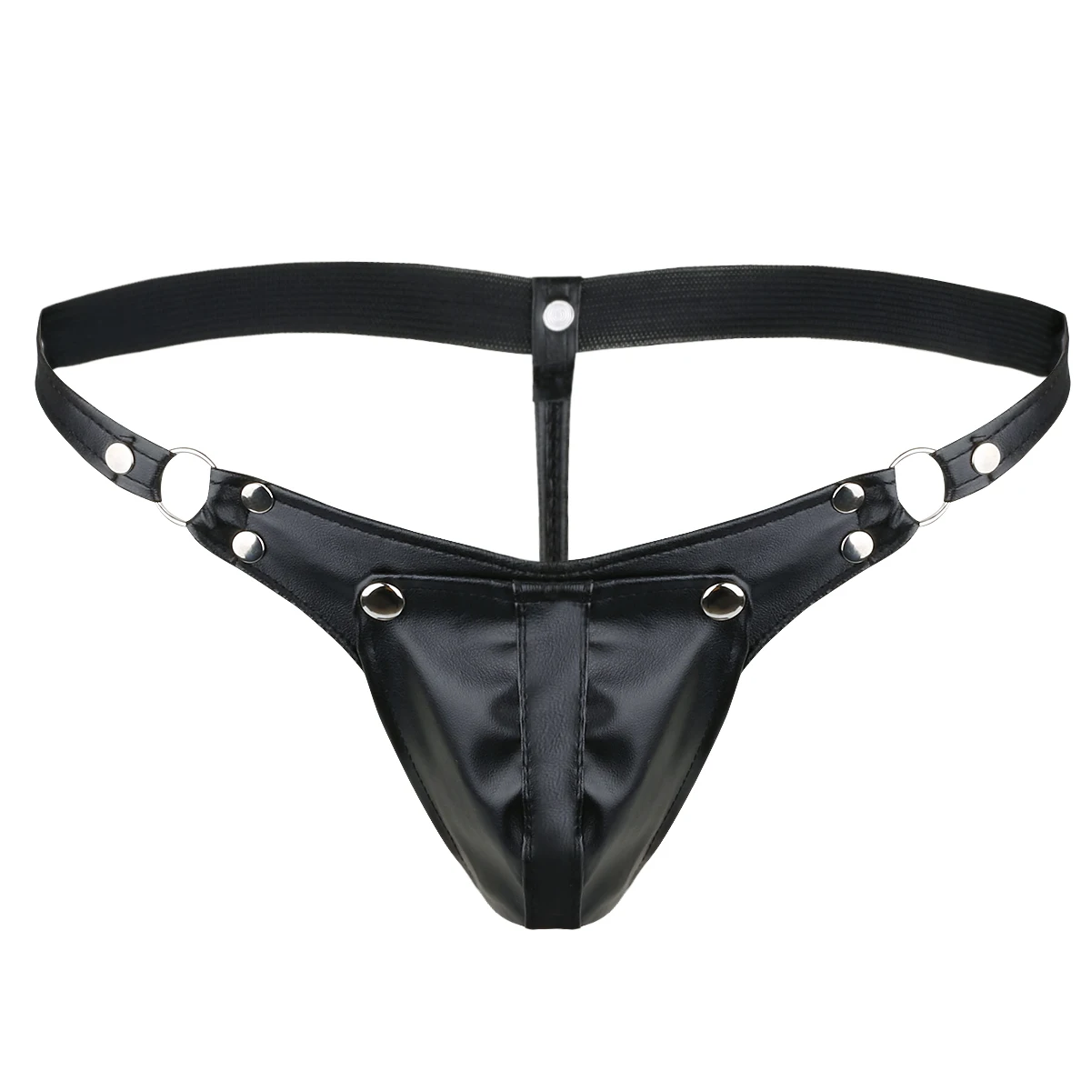 Tom Of Finland Type Leather G-Strings With Hatchway All Products - Underwear & Thongs For Men