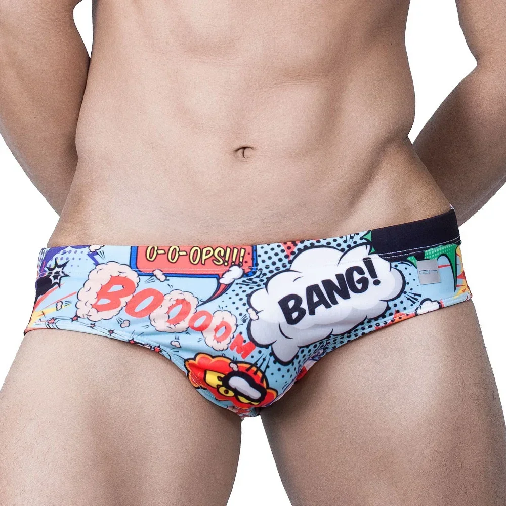 Padded Men Sexy Pouch Swimming Briefs All Products - Underwear & Thongs For Men