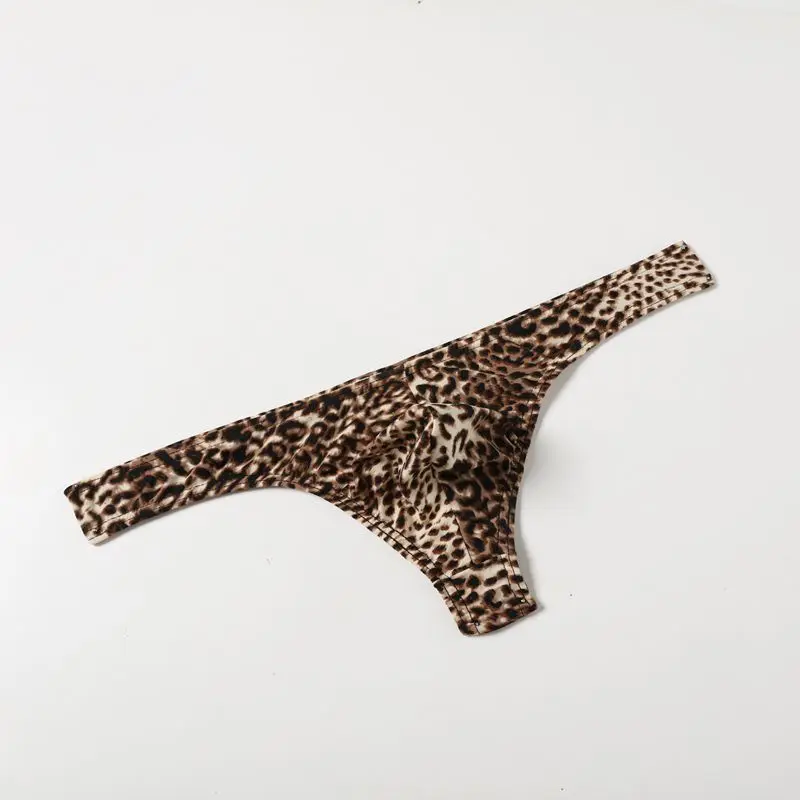Gay Men Underwear – Sexy Mens Thongs With Leopard Pattern All Products - Underwear & Thongs For Men